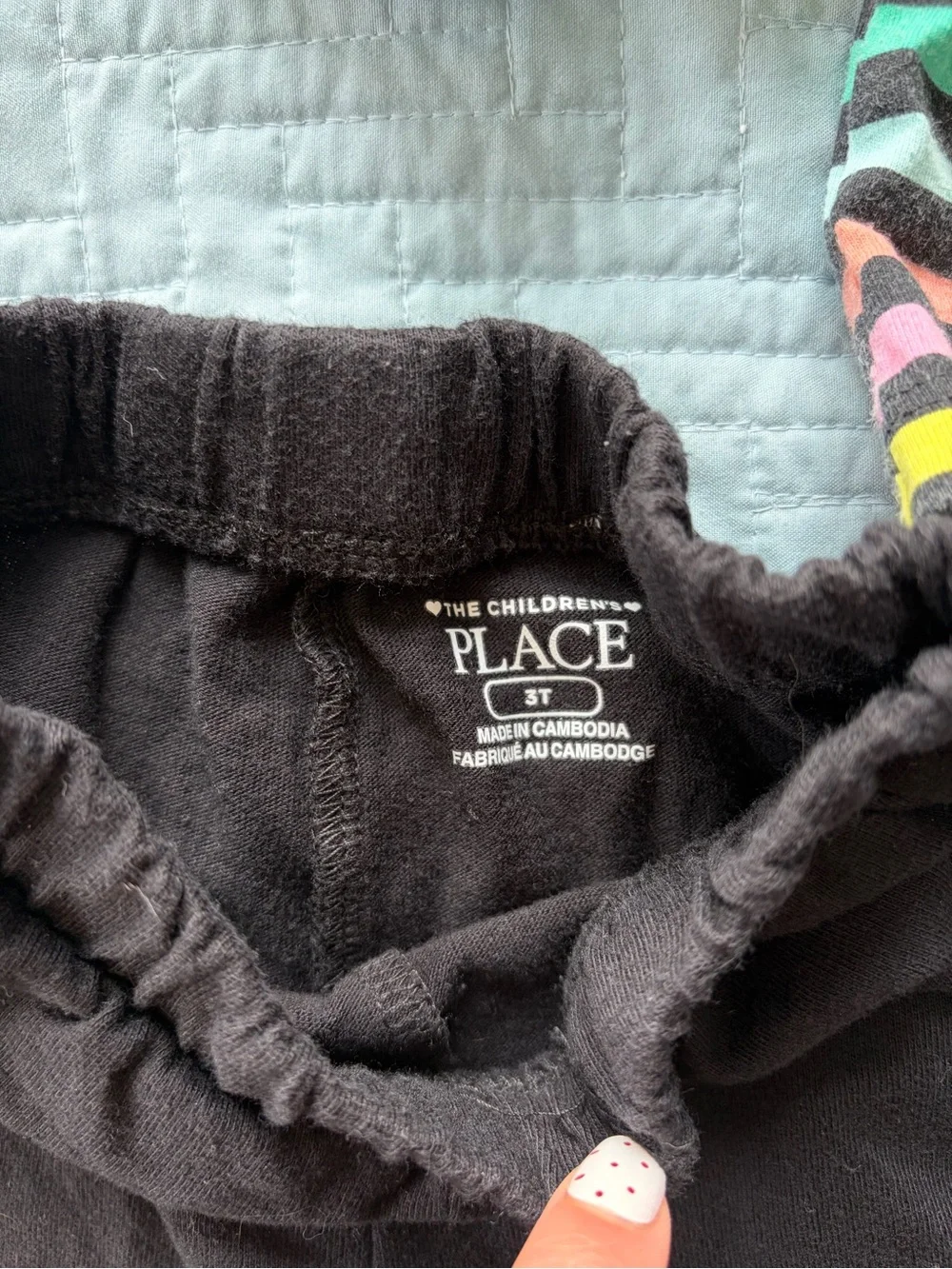 The Children’s Place 3T Girls' Multi-Color & Black Cotton Shorts - Pack of 3